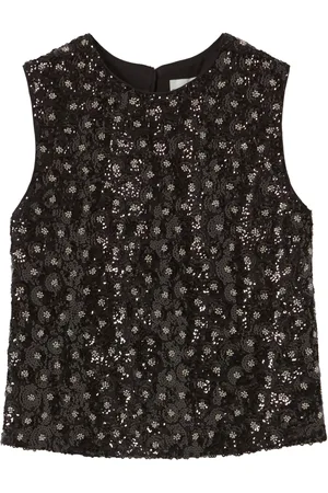 Claudie Pierlot Sequinned open-back top