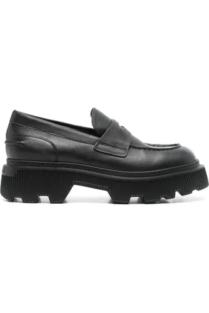 santoni Leather loafers
