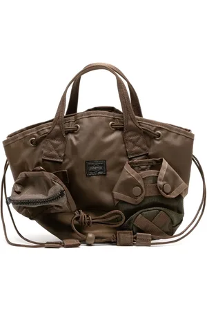 PORTER-YOSHIDA & CO Logo-patch tote bag