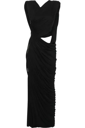 MITILIANE COUTURE Draped-detail gown