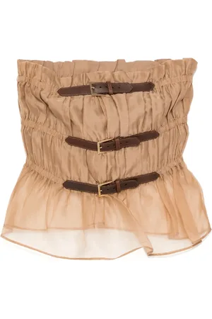Cynthia Rowley Buckle Up silk top