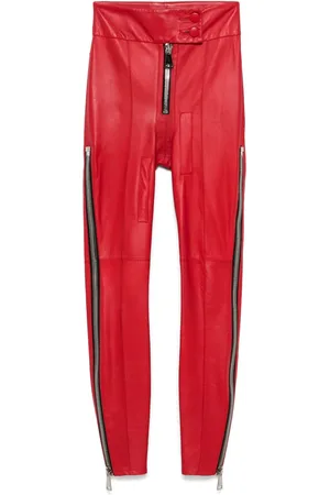 MITILIANE COUTURE Leather trousers