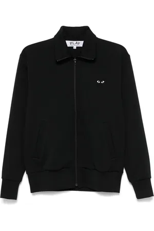 Comme des Garçons Heart-print jersey track jacket