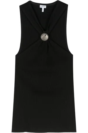 Loewe Anagram Pebble cotton tank top
