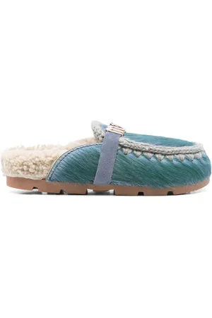 Mou Logo-plaque slippers