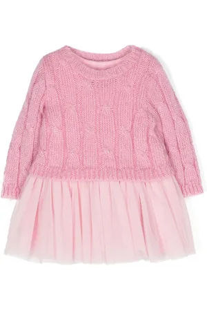 Lapin House Metallic-threading dress set