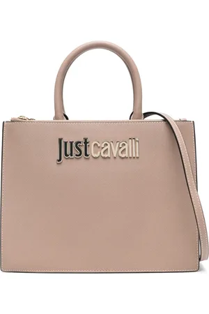 Roberto Cavalli Logo lettering tote bag