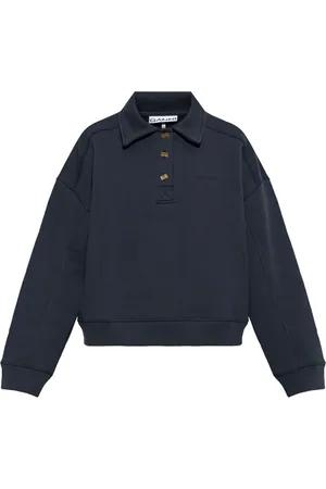 Ganni Logo-embroidered sweatshirt