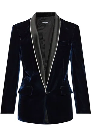 Dsquared2 Single-breasted velvet blazer
