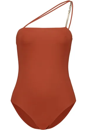 Gucci Chain one-shoulder one-piece