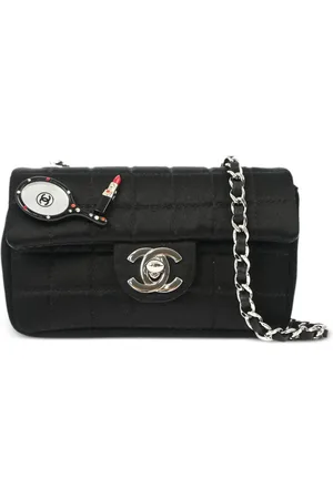 CHANEL 2005 Choco Bar shoulder bag