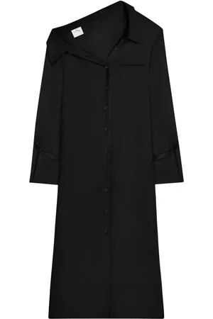 Courrèges Modular crepe shirt dress