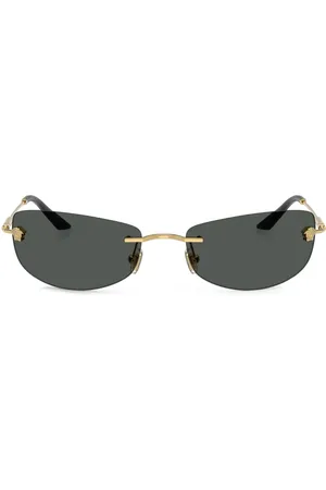 VERSACE Rectangle-frame sunglasses