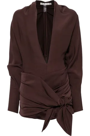 CHRISTOPHER ESBER Wrapped tie mini dress