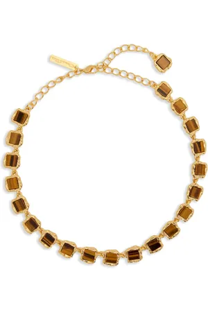 Oscar de la Renta Square Stone necklace