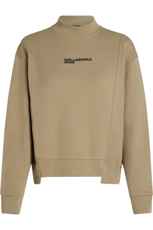 Karl Lagerfeld Asymmetric mock-neck sweatshirt