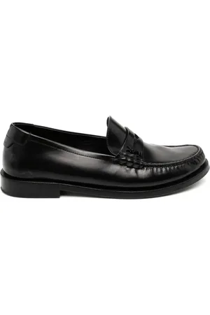 Saint Laurent Monogram plaque loafers