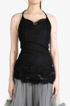 MARC LE BIHAN Tulle-panels top