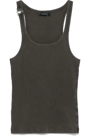 MUGLER Ring-detail tank top