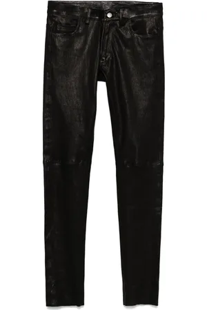 GIORGIO BRATO Leather trousers