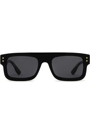 Gucci Logo print square-frame sunglasses