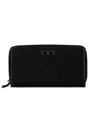 Gucci 2000-2015 GG Canvas Zip Around Wallet long wallets