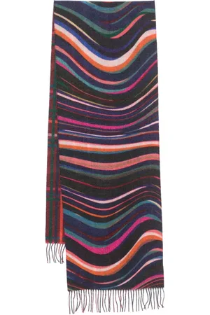 Paul Smith Swirl Check scarf