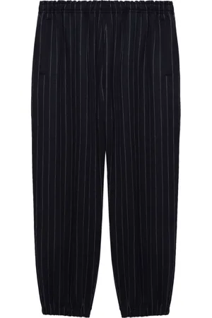 JUNYA WATANABE Striped elasticated trousers