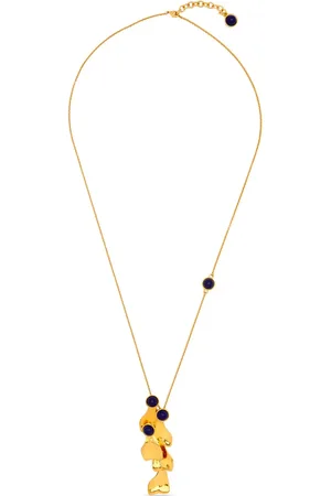 Oscar de la Renta Cabochon Petal pendant necklace