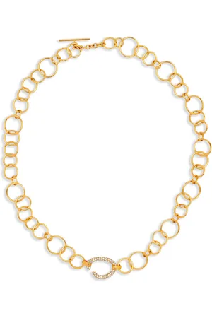 Oscar de la Renta Pav?? O chain-link necklace