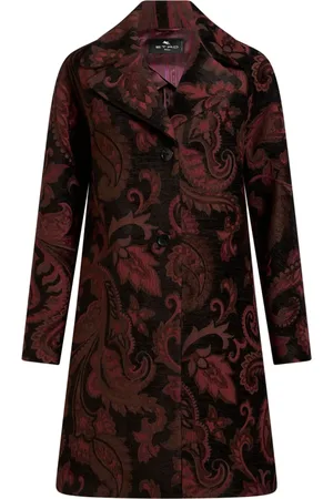 Etro Patterned-jacquard midi coat