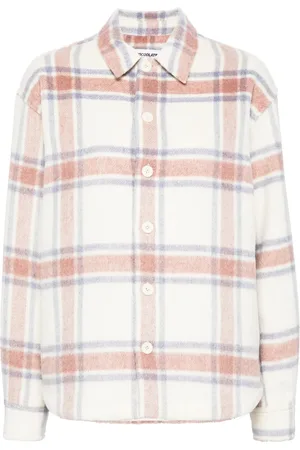 Chocoolate Check pattern jacket