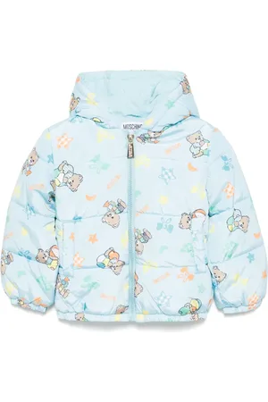 Moschino Graphic-printed padded jacket