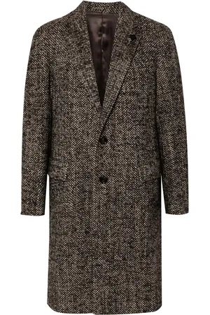 LARDINI Brooch-detail coat