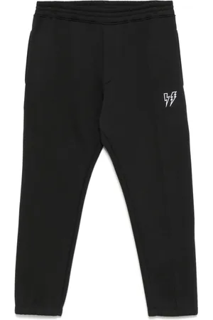 Neil Barrett Thunderbolt-embroidered trousers