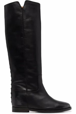 Via Roma Slip-on leather boots