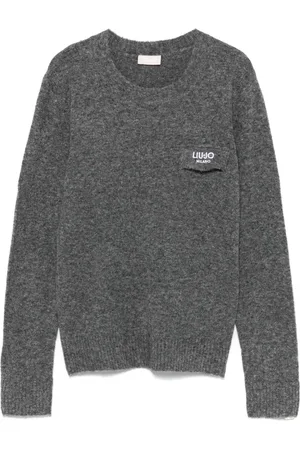 Liu Jo Embroidered-logo sweater