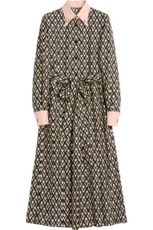 VALENTINO GARAVANI Toute La V tweed midi dress