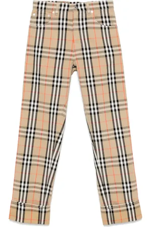 Burberry Check-print trousers