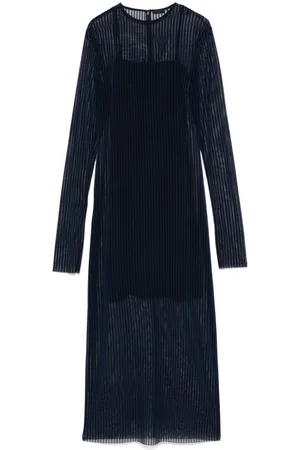 Givenchy Polka-dot mesh midi dress