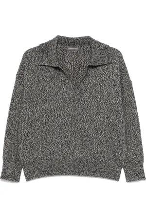 LORENA ANTONIAZZI Mélange-effect sweater