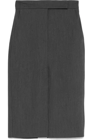 BLANCA Mélange midi skirt