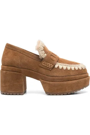Mou 65mm platform loafers