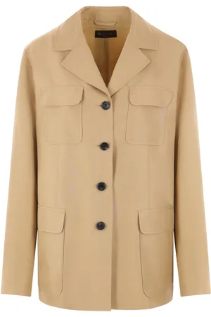Loro Piana Matilde single-breasted silk jacket
