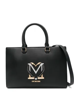 Moschino Logo-plaque tote bag