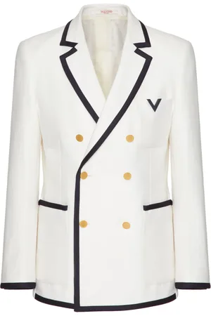 VALENTINO GARAVANI V-detail double-breasted blazer