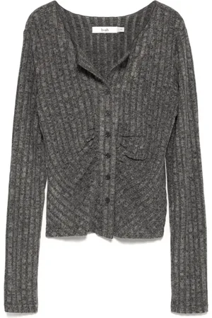 B+AB Gathered-detail cardigan