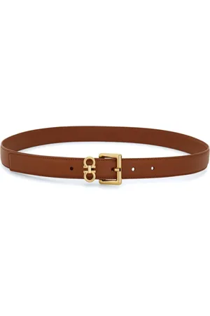 Salvatore Ferragamo Gancini-plaque belt