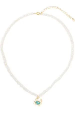 ESHVI Pearl crab necklace