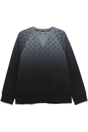 Marine Serre Moon-print raglan-sleeve sweatshirt